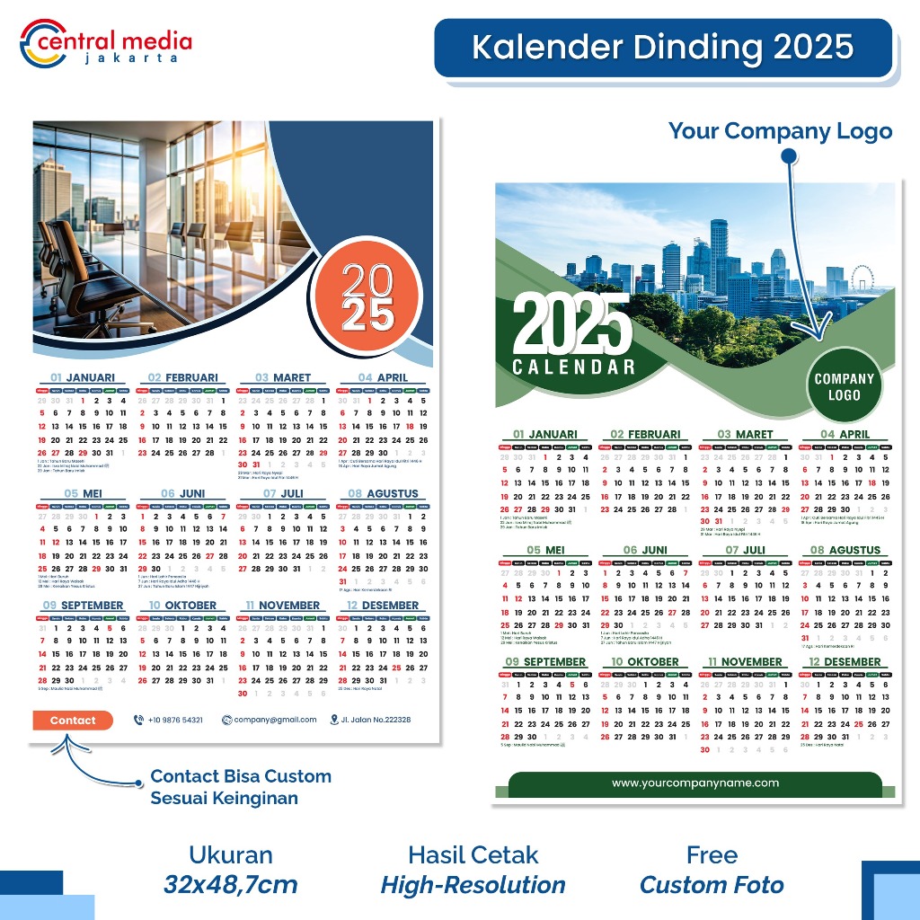 

Cetak Kalender Dinding Poster Custom Art Carton 190 gr Tanpa Finishing Grosir