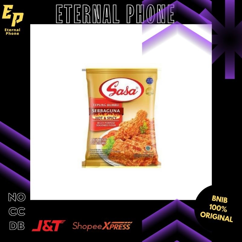 

Sasa Tepung Bumbu Serbaguna Hot & Spicy 210 gr