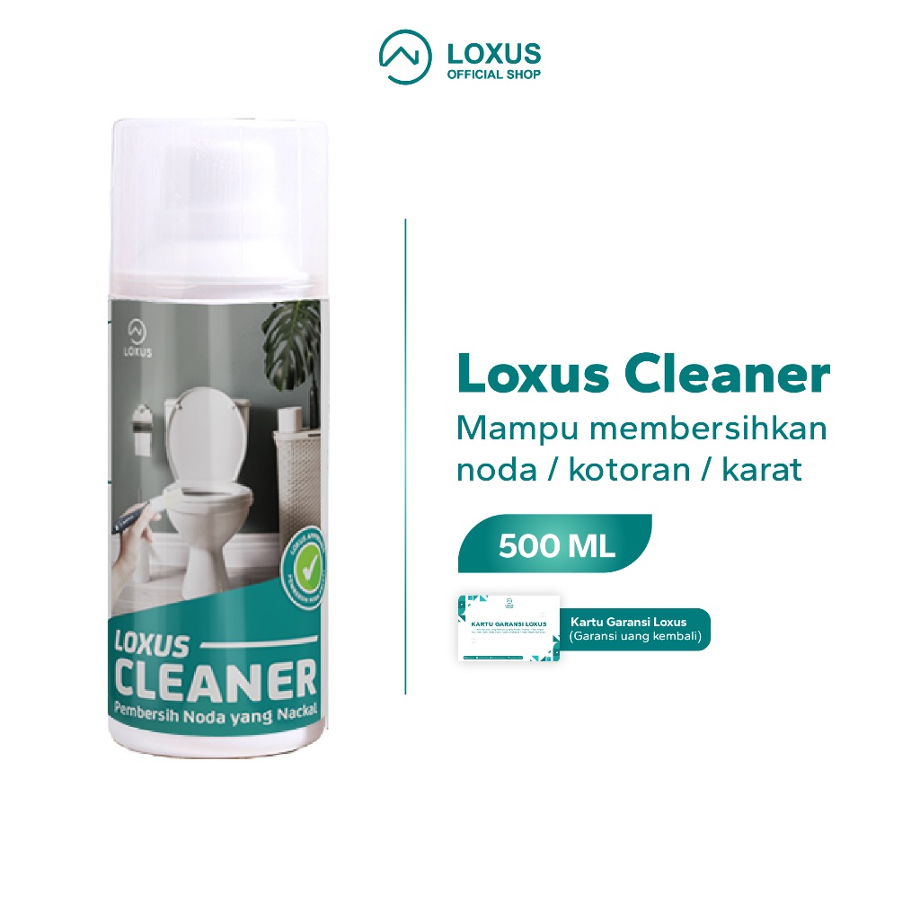 Loxus Cleaner Pembersih Kerak Toilet Kamar Mandi Stainless Shower Kran