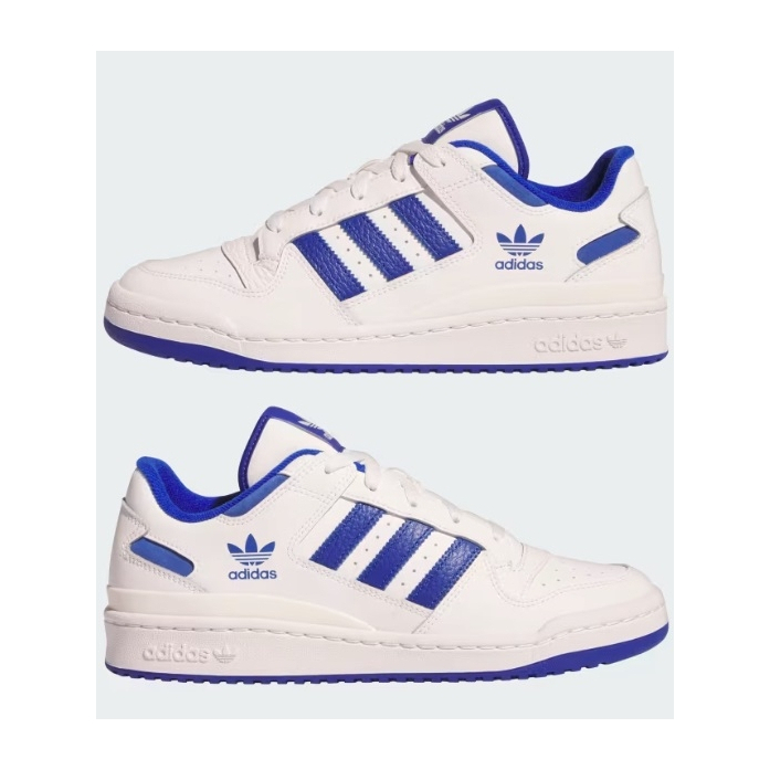 Adidas Forum Low CL White Blue 100% Original BNIB(sepatu baru dalam box)