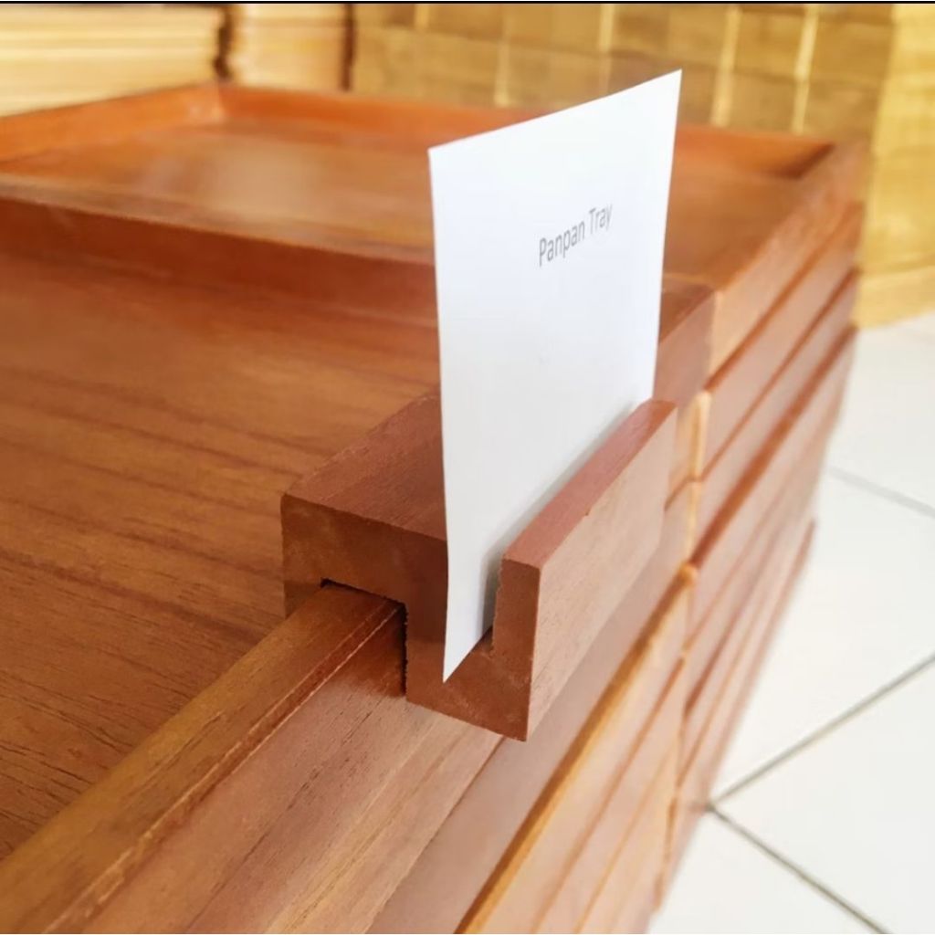 NAME TAG KAYU / KARTU NAMA KAYU UNTUK BAKI NAMPAN KAYU