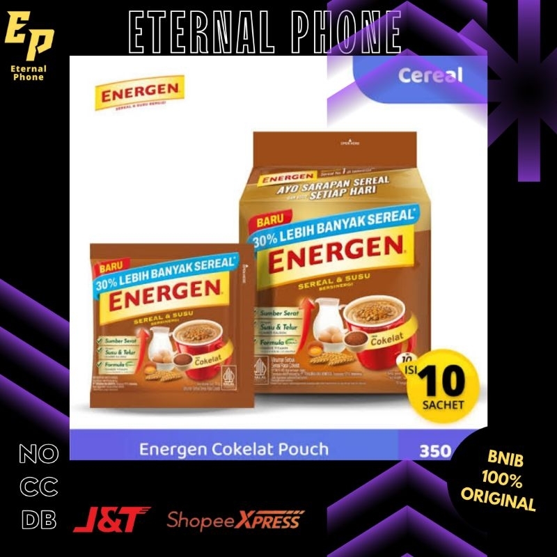 

Energen Varian Coklat isi 10 pcs