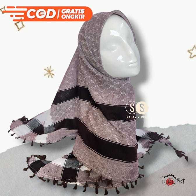 Sorban Hijab segi empat sorban hijab motif oval hijab malay