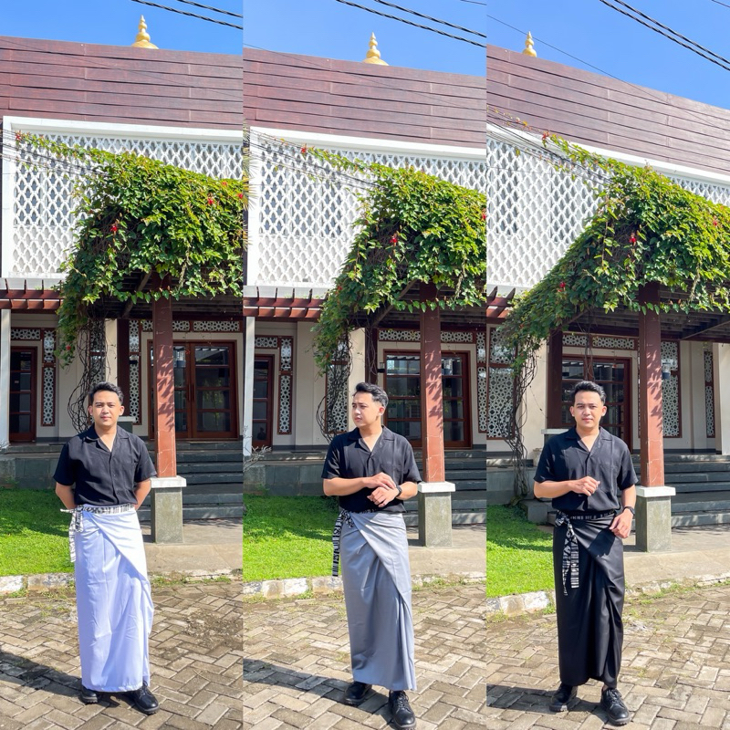 SARUNG SRIKANDI & SENOPATI PANT pria wanita sarung rok lilit tenun asli sumba toraja jepara bali lom