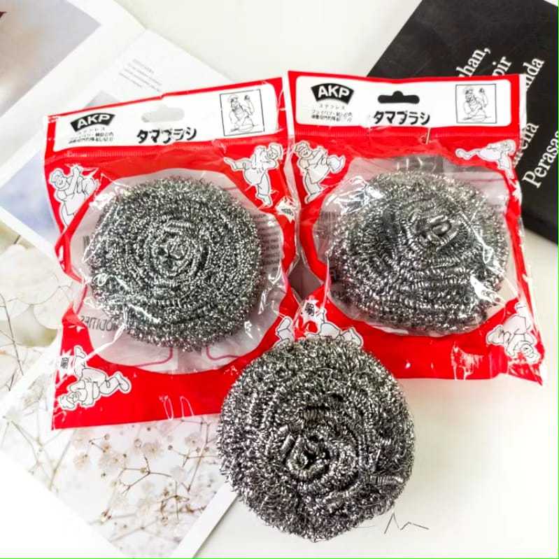 Sikat Besi Stainless Pembersih Wajan Besar 40 Gram