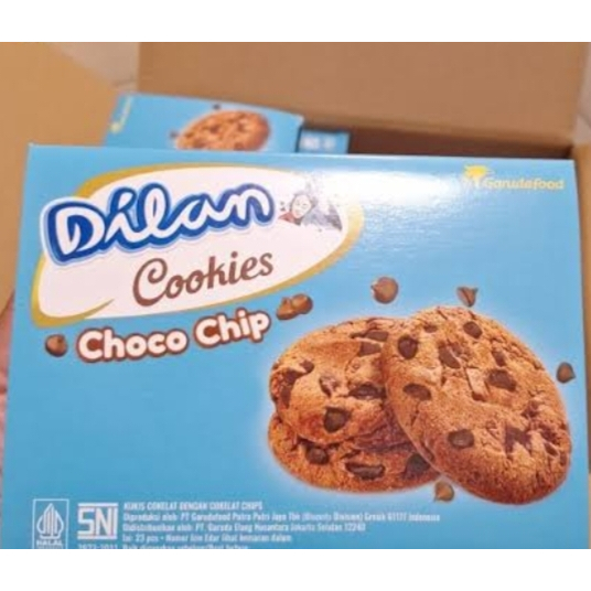 

Biskuit Dilan Cookies (Box isi 23) biskuit chocochip