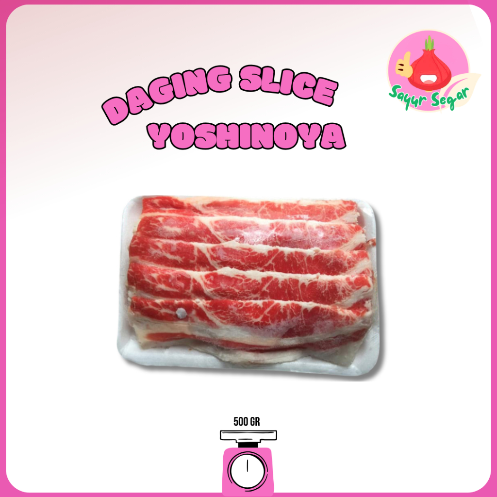 

Sayur Segar - Daging Slice Yoshinoya 500 Gr / Sliced Meat