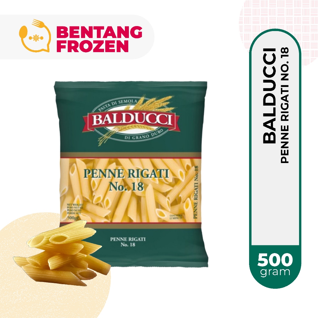 

Balducci Pasta Penne Rigati No.18 [500gr]