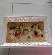 Nampan cantik motif bunga