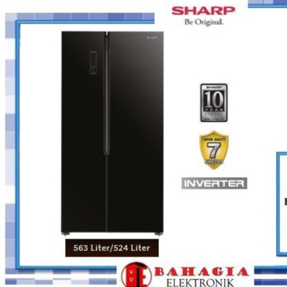 Sharp SJ-IS61G-BK / SJ-IS61GA-BK Kulkas Inverter