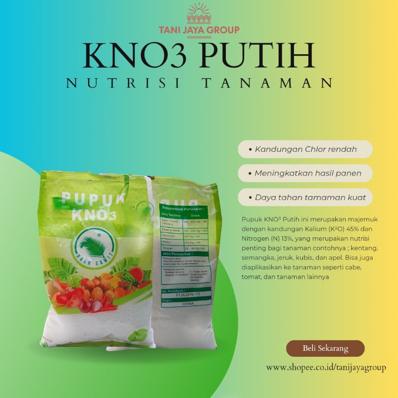 Pupuk KNO3 putih 1kg