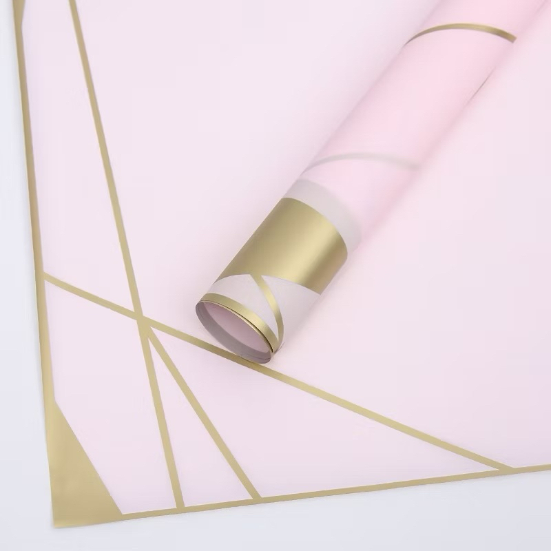 

Kertas Buket Cellophane Diagonal Abstract Line Flower Wrapping