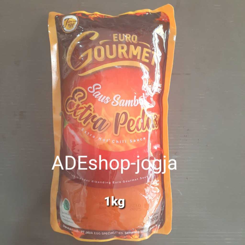 

euro gourmet saus sambal extra pedas 1kg