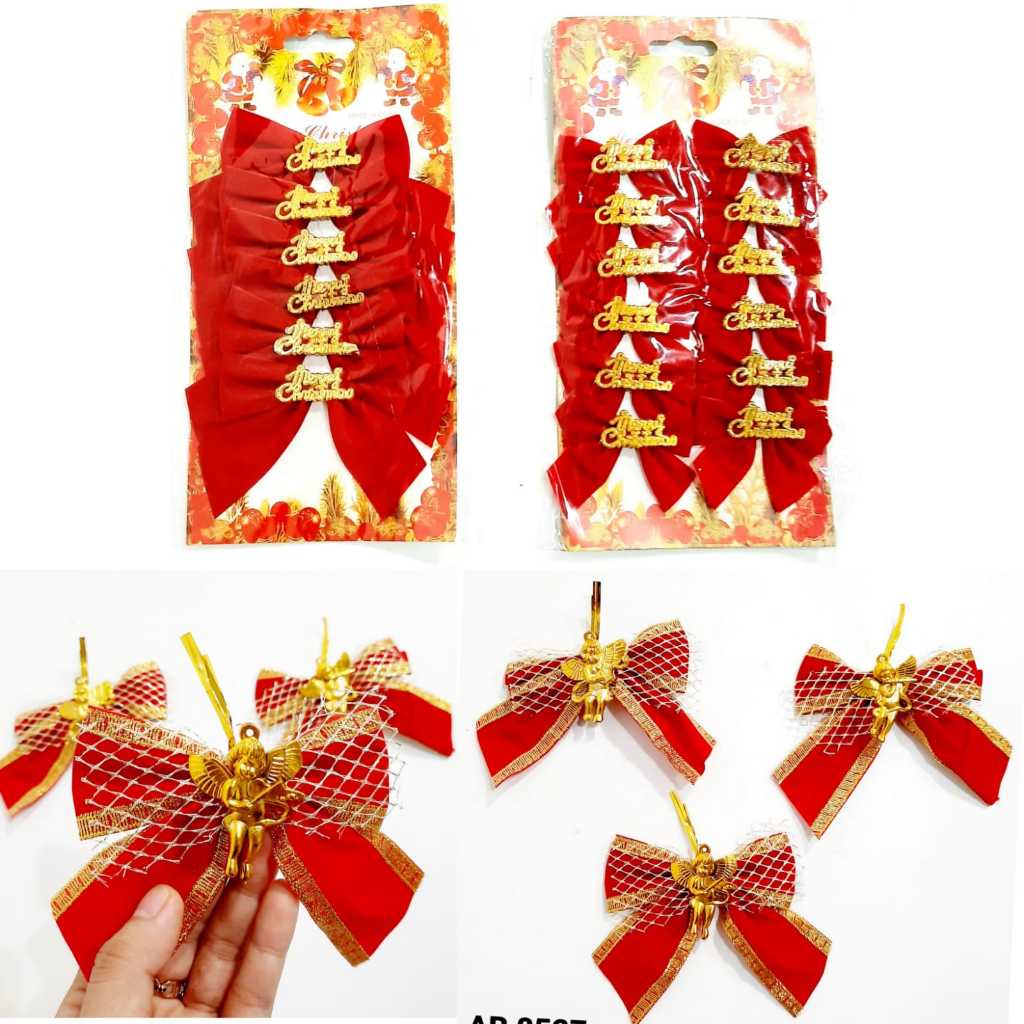 

GROSIR Pita Natal Merry Christmas Pita Merah Kupu Kupu Ornamen Natal Murah Grosir Hiasan Parcel Pita Box Kado Murah Grosir