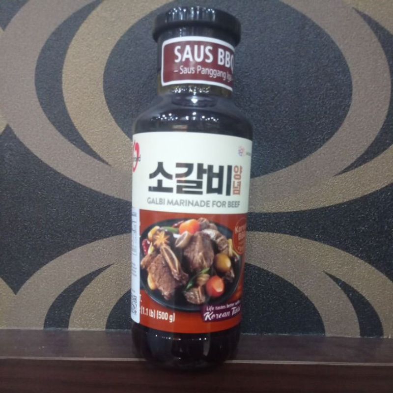 

Chung Jung one BBQ Sauce-ribs, saus iga bakar