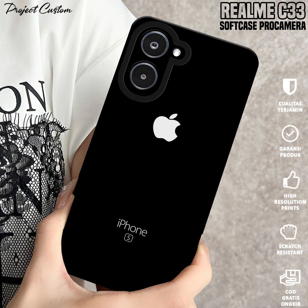 Softcase Hp Realme C33 - Case Hp Realme C33 ( BRAND ) Silikon Hp Realme C33 - Casing Hp Realme C33 -