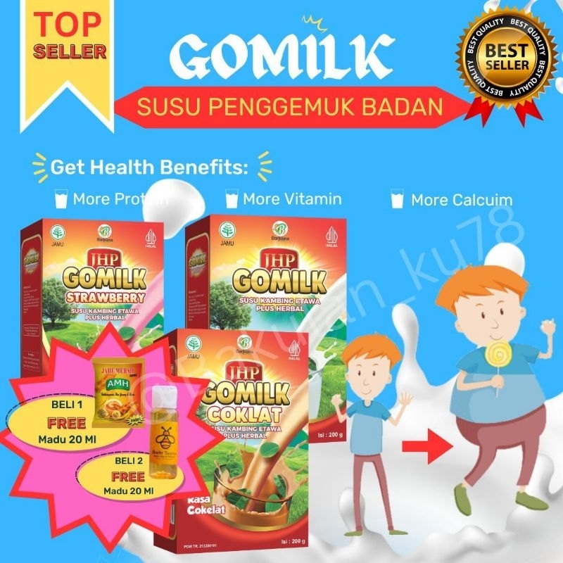 

GOMILK 3KG LINK MITRA LAMA SUSU KAMBING ETAWA