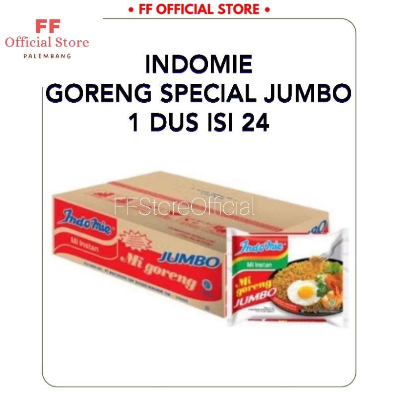 

INDOMIE Goreng Jumbo Spesial 1 Dus isi 24 Bks