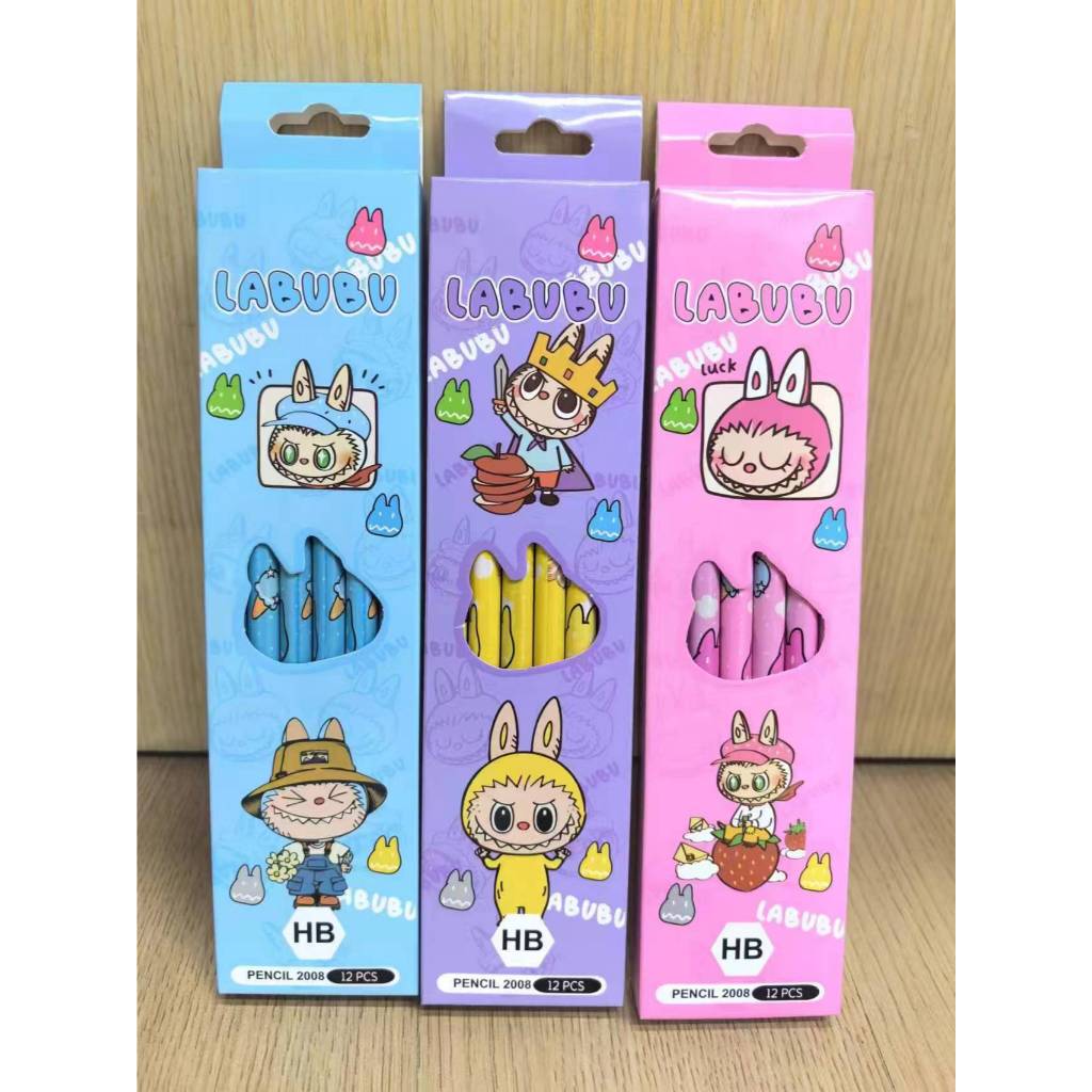 

PENSIL HB LABUBU CAPYBARA ISI 12 PCS
