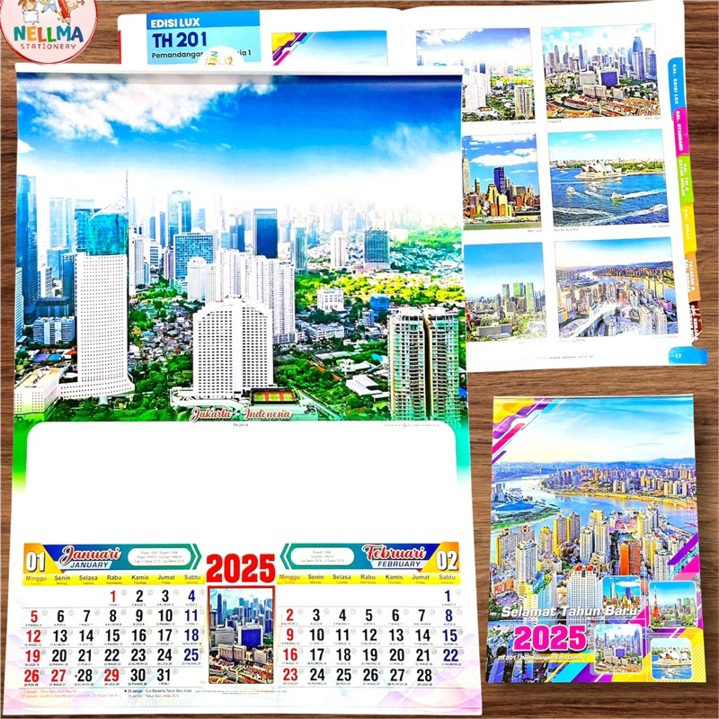 

Kalender Dinding Lux Jumbo Full Desain 2025