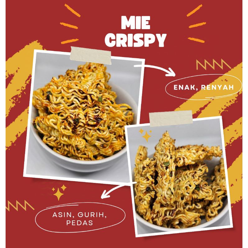 

BELEDAGID Mie crispy kemasan 55gr