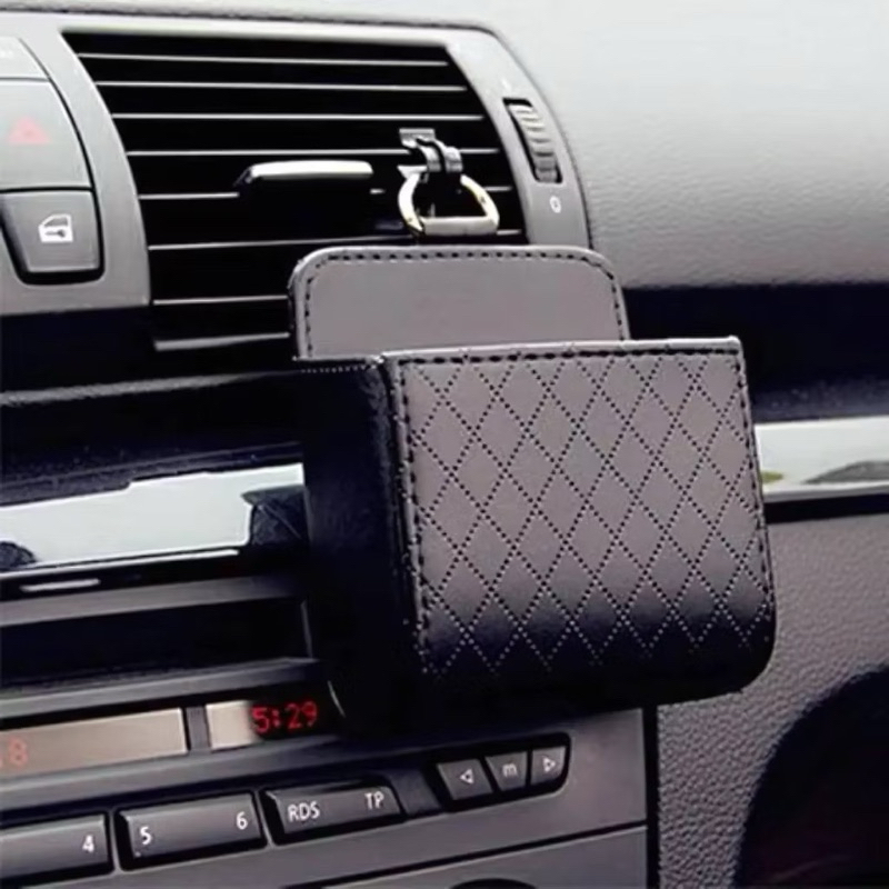 WADAH TAS GANTUNG JEPIT KISI AC MOBIL ORGANIZER MOBIL TEMPAT TARUH BARANG KACAMATA KARTU KOIN HP