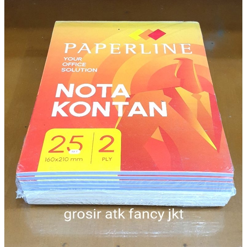 

( 10 buku ) Nota Kontan Paperline PPL 2 ply Besar