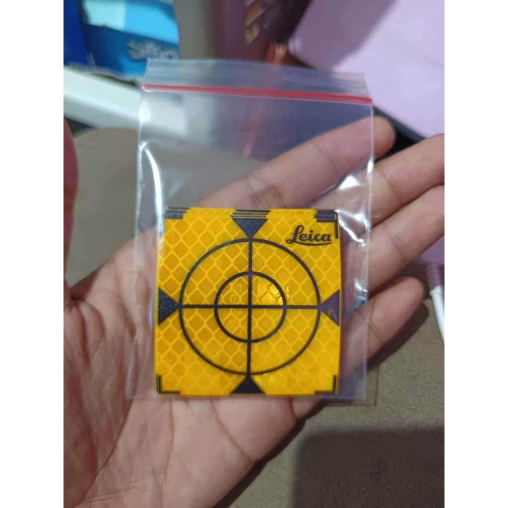

Reflector Sheet Leica Kuning Murah Size 3x3 cm