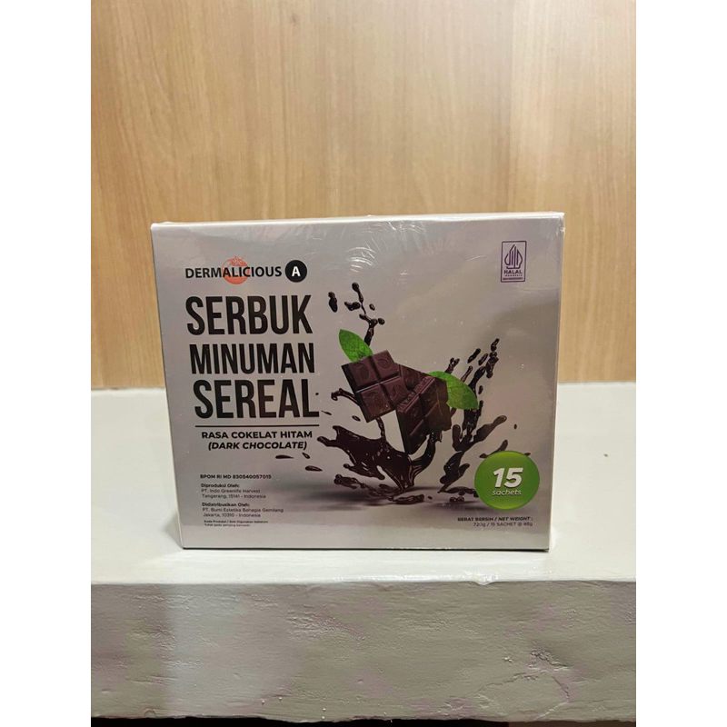 

Dermalicious (serbuk minuman sereal) Dark chocolate