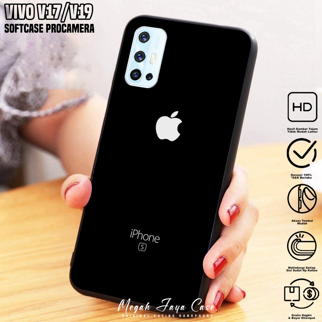 Softcase Hp VIVO V17 / VIVO V19 - Case Hp VIVO V19 / VIVO V17 Motif BRAND - Softcase Pro Camera - Si