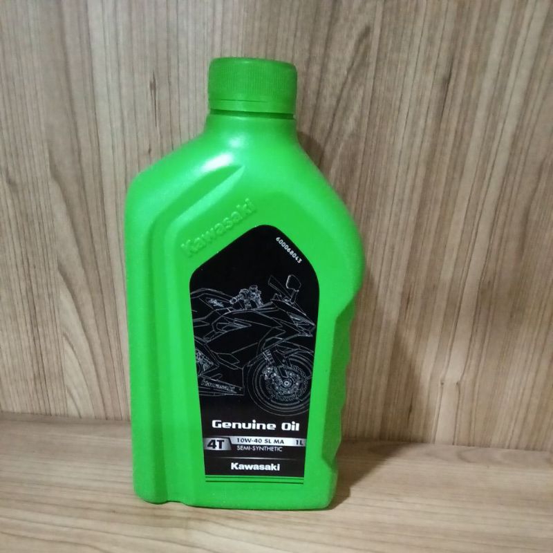 PELUMAS OLI MESIN MOTOR-OLI KAWASAKI 10W-40SL MA 1Liter
