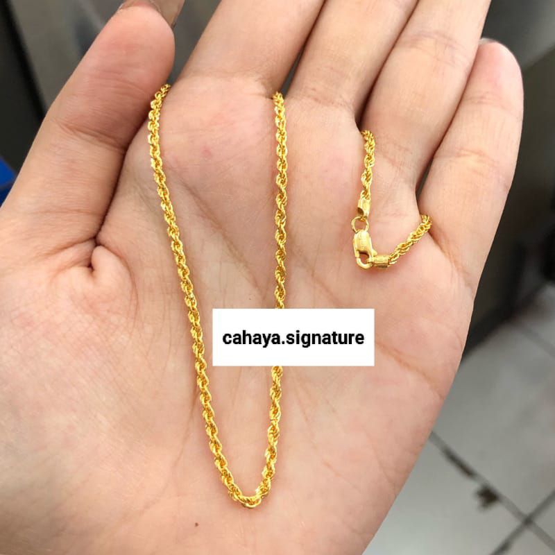 KALUNG TAMBANG PERAK 925 LAPIS MAS ASLI