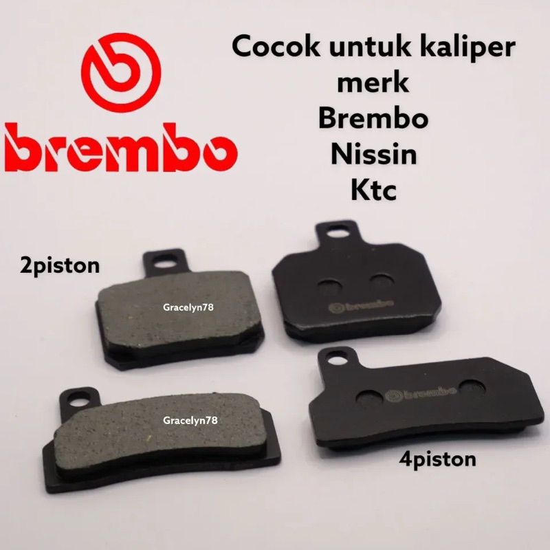 KAMPAS REM BREMBO 2p 4p bigpot original import thailand
