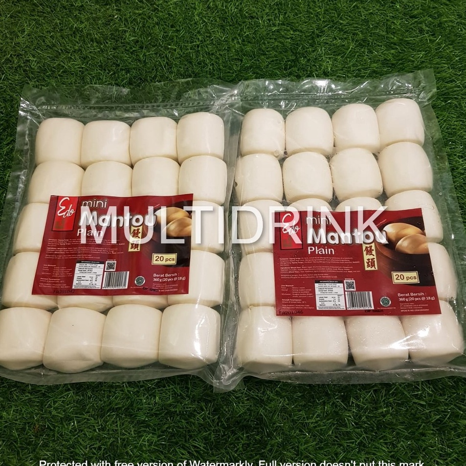 

9p Ready Mantau edo mini plain frozen isi 2 E54