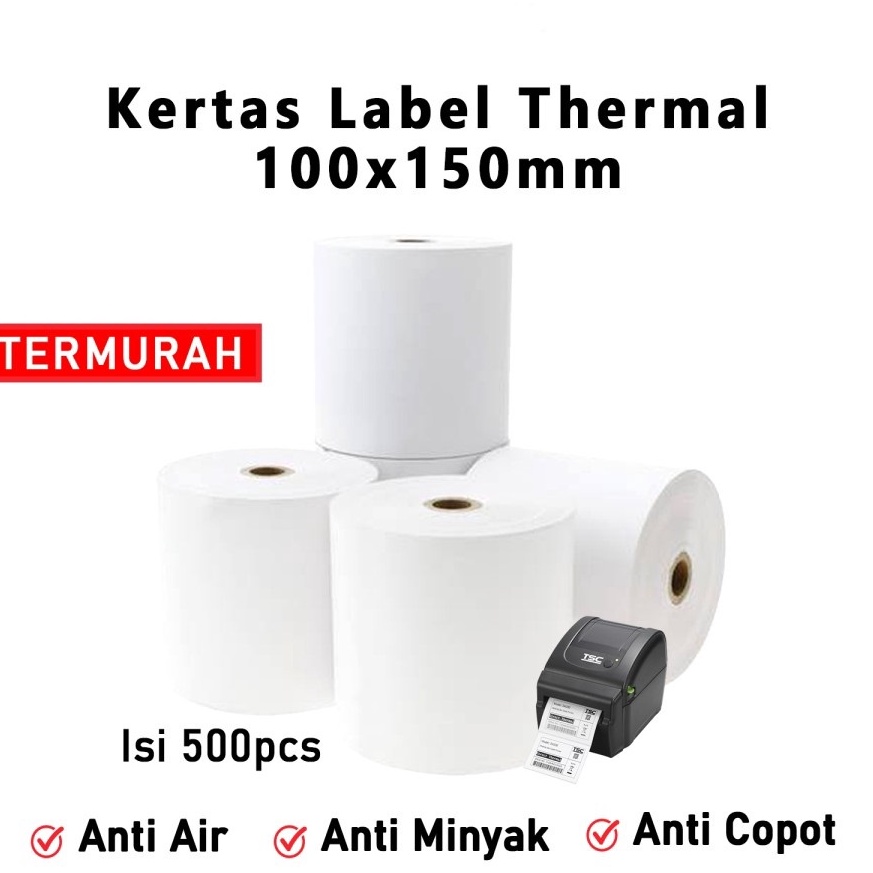 

yp Terkini NG Sticker Kertas Thermal Thermal Label 1 x 15 mm A6 5 pcs H6