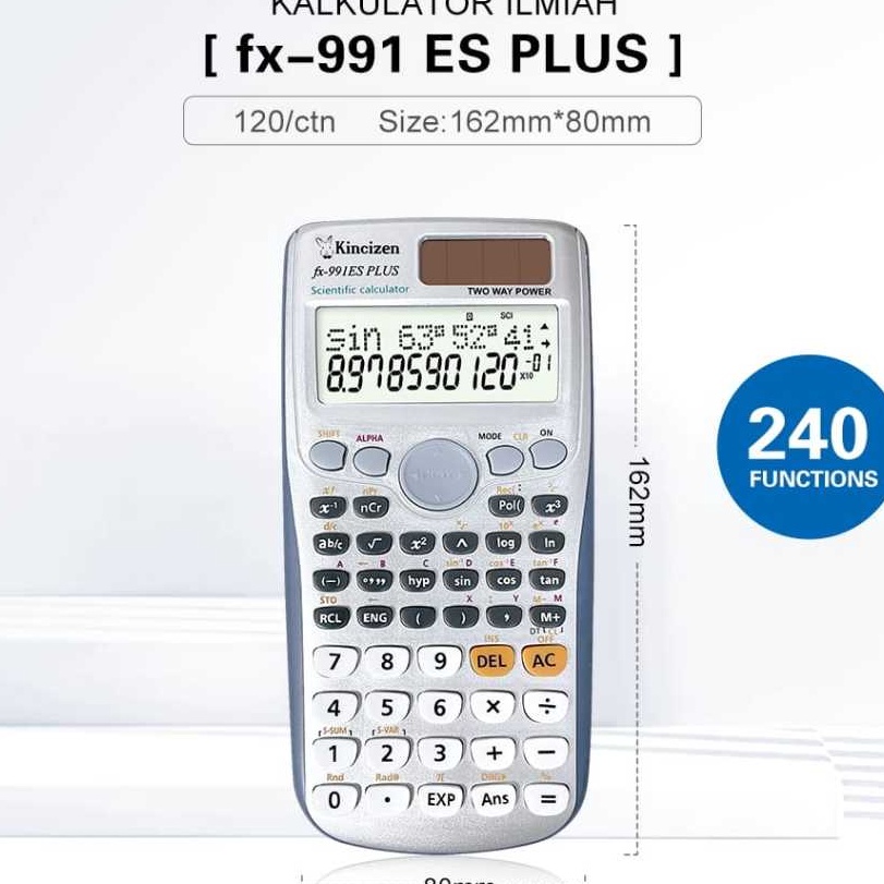 

Kalkulator Scientific GTTTZEN FX991ES PLUS Calculator FX 991 ES PLUS Scientific Kalkulator FX991ES PLUS Calculator Kuliah Sekolah