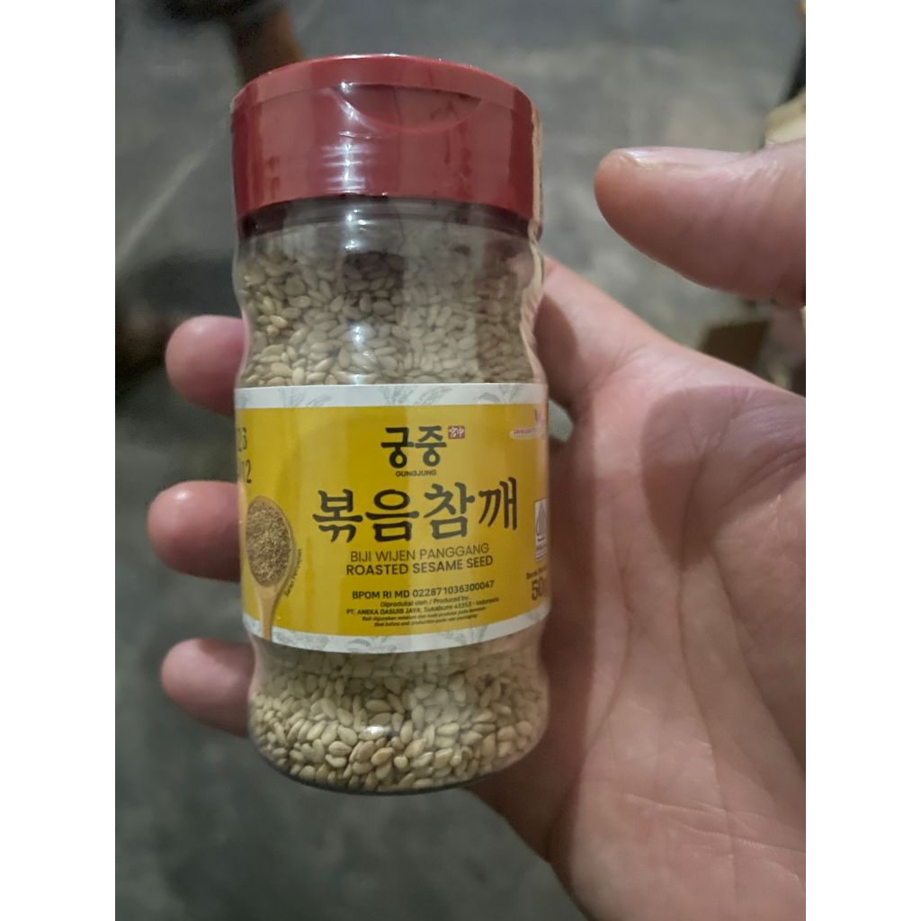 

BIJI WIJEN SANGRAI PANGGANG 50GR KEMASAN BOTOL / ROASTED SESAME SEED / BIJI WIJEN PREMIUM