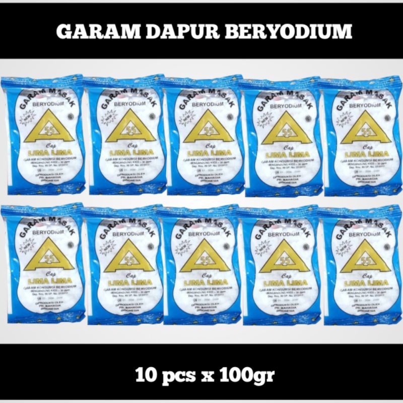 

10pcs garam halus, garam dapur beryodium!!