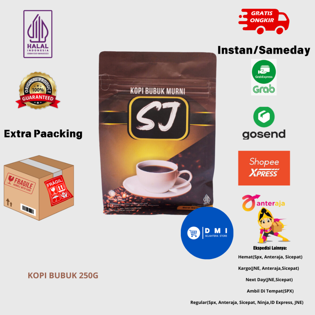 

Kopi SJ Bubuk Robusta 250 gram - Harga Terjangkau, Harum, Nikmat.