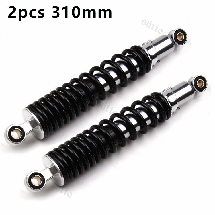 2 buah peredam kejut transportasi kargo berat. Peredam kejut belakang hidrolik yang dimodifikasi Per