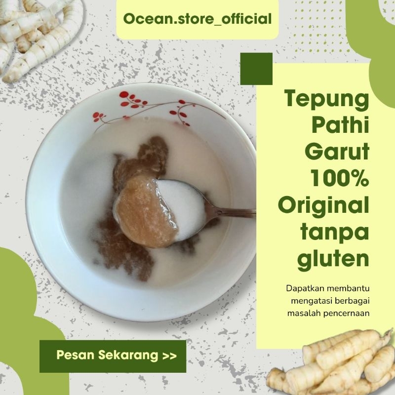 

Tepung Pathi Garut asli original 100% tanpa campuran