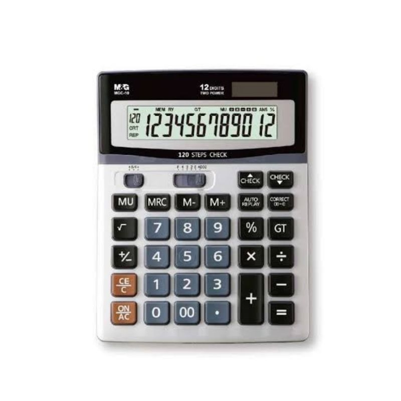 

CALCULATOR ADG98779 M&G 12 DIGIT / ALAT BANTU HITUNG BESAR 12DIGIT MGC / KALKULATOR 12 ANGKA