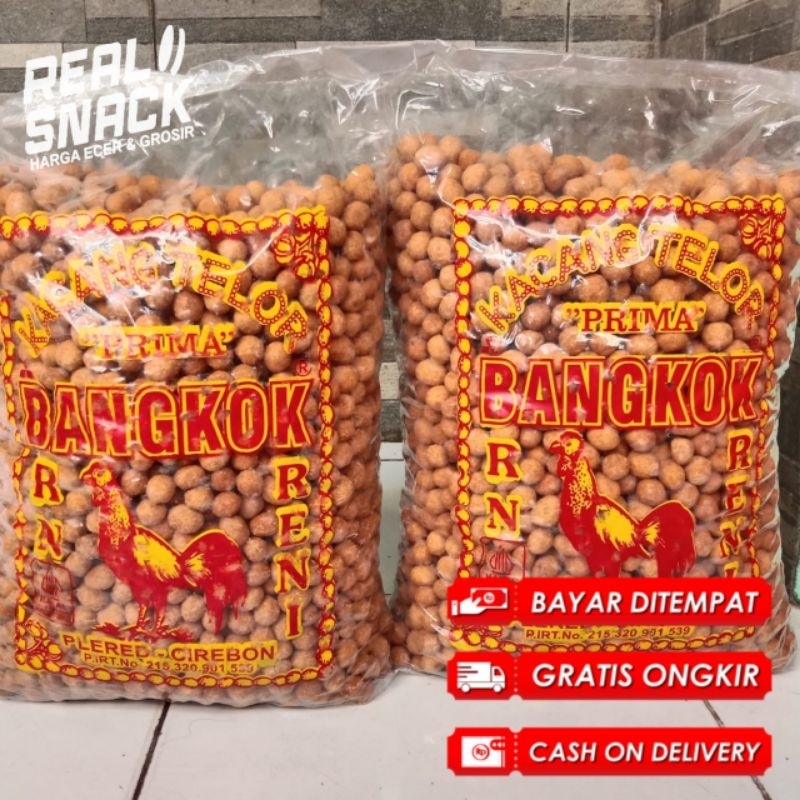 

KACANG TELOR BANGKOK MANIS GURIH RENYAH 1KG EXTRA PACKING