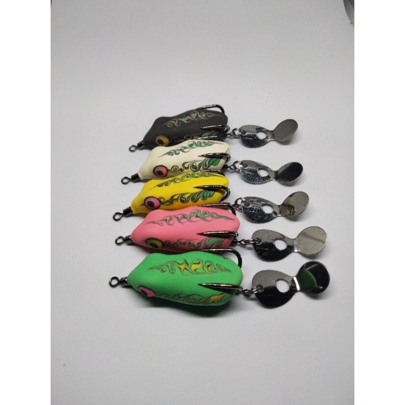 SOFT FROG 4CM BERISIK RASA JAWS - umpan casting kodok kodokan