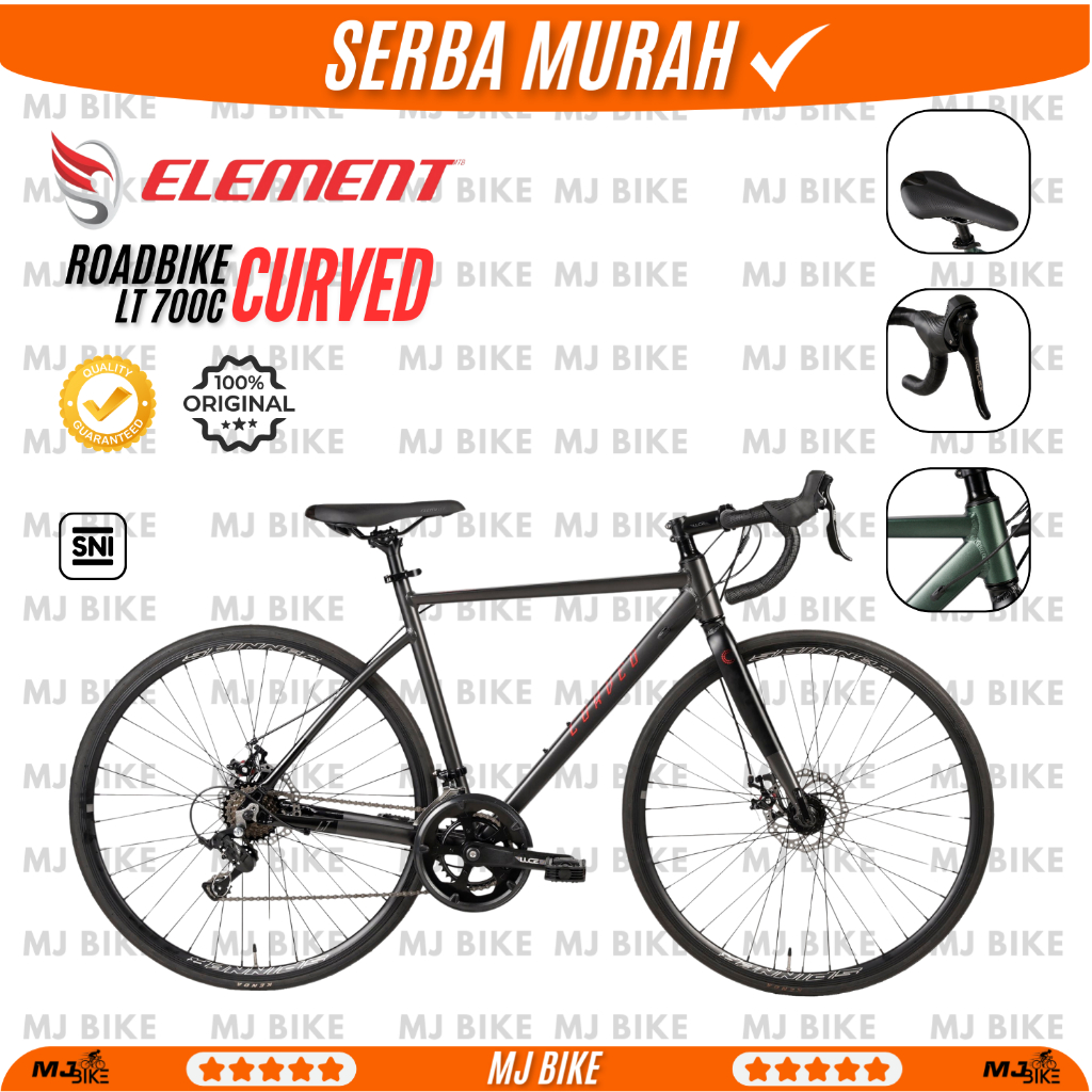 SEPEDA BALAP ROADBIKE ELEMENT GRAVEL FRC 38/ FRC 50  / CURVED LT 700C