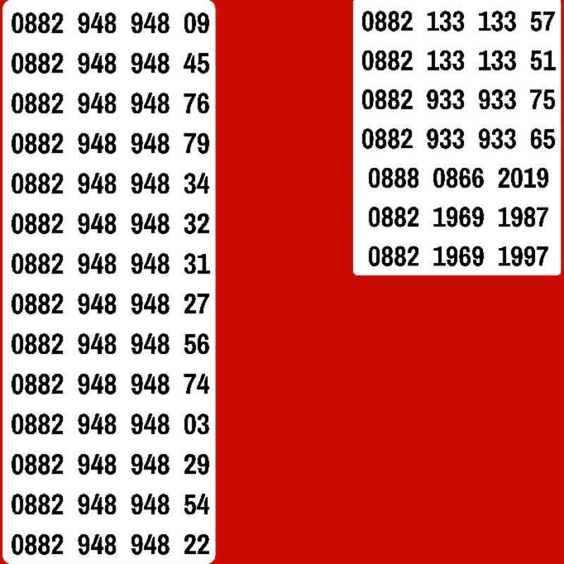 NOMOR CANTIK SMARTFREN 11 DIGIT GSM 4G LTE
