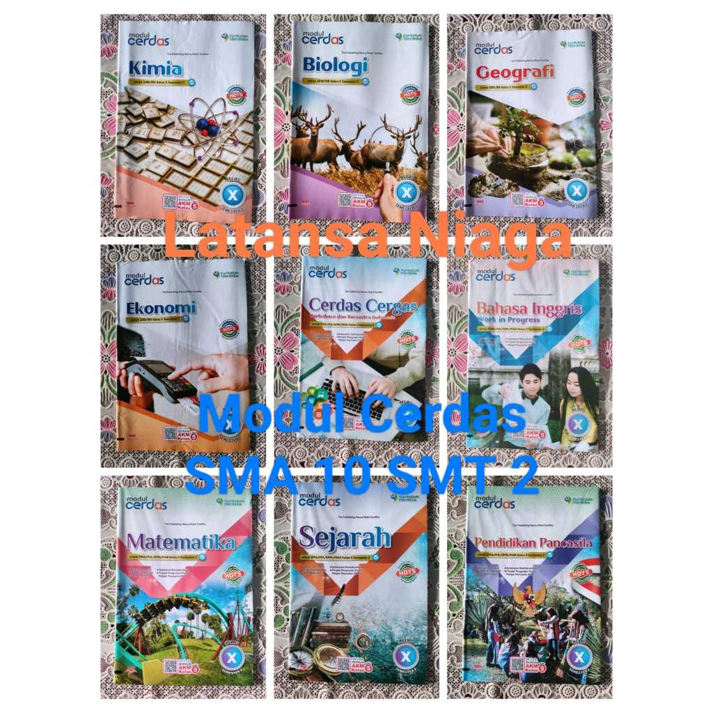

LKS Modul Siswa SMA / MA CERDAS Semester 2 (Genap) untuk kelas 10 KURIKULUM MERDEKA