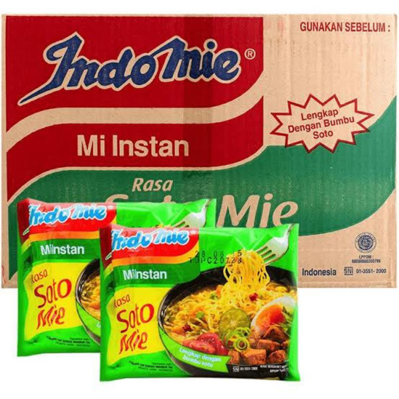 

mie instan indomie soto 1 dus