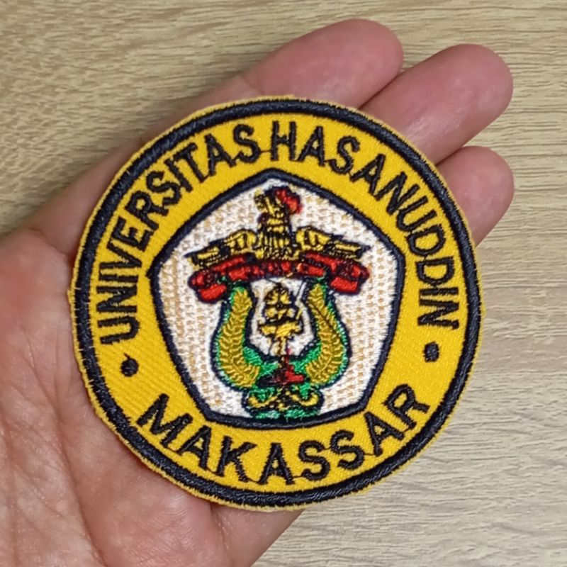 Lambang Bordir Unhas Universitas Hasanuddin