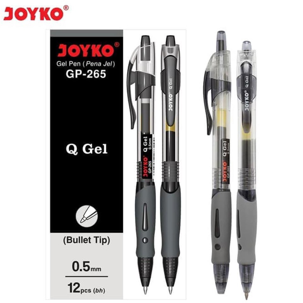 

KODE U32C Pulpen Joyko Gel Cetek Q Gel G P265 1pak 12pcs